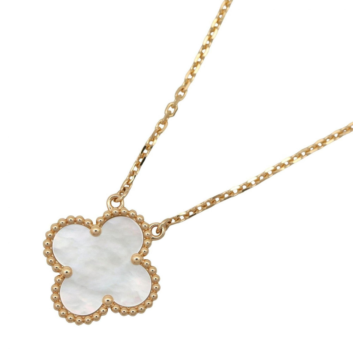 Van Cleef & Arpels Vintage Alhambra Pendant Necklace 18K Yellow Gold