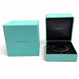 Tiffany & Co. Lock Bangle 18K Rose Gold Large Bracelet - view 2
