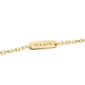Van Cleef & Arpels Vintage Alhambra Pendant Necklace 18K Yellow Gold and Malachite - view 3
