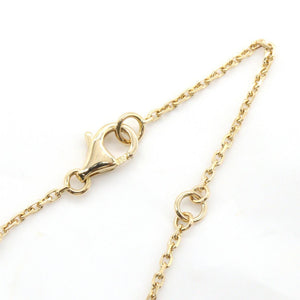 Van Cleef & Arpels Vintage Alhambra Pendant Necklace 18K Yellow Gold and Malachite - view 4