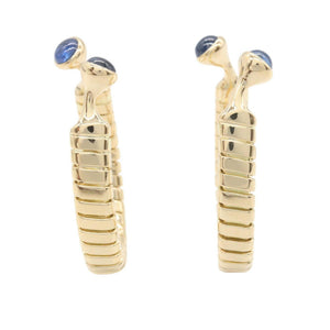 Bvlgari Cufflinks 18K Yellow Gold with Sapphire Bracelet - view 2