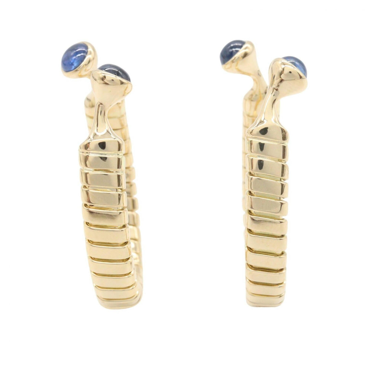 Cufflinks 18K Yellow Gold with Sapphire Bracelet