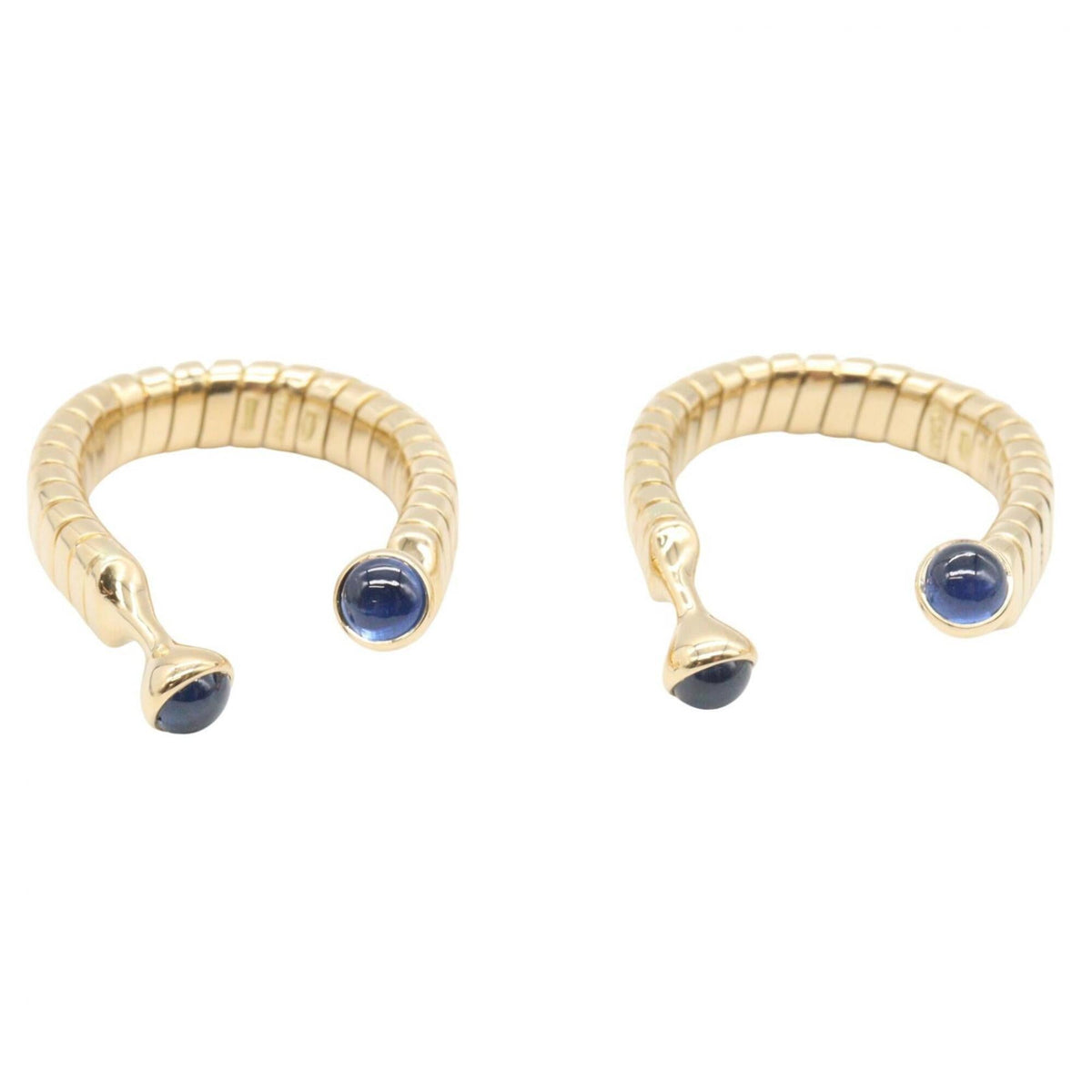 Cufflinks 18K Yellow Gold with Sapphire Bracelet