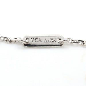 Van Cleef & Arpels Sweet Alhambra Bracelet Sterling Silver and 18K White Gold - view 4