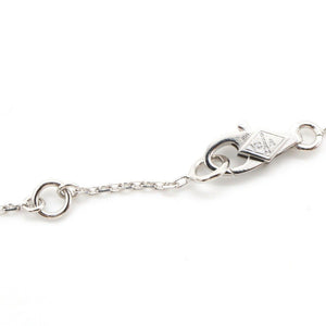 Van Cleef & Arpels Sweet Alhambra Bracelet Sterling Silver and 18K White Gold - view 5