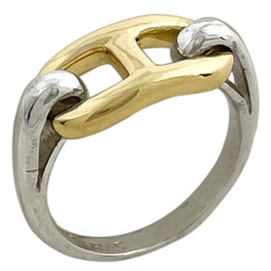 Hermes Chaine d'Ancre Ring Sterling Silver - view 1