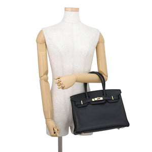 Hermes Birkin Handbag Black Togo with Gold Hardware 30 - view 4