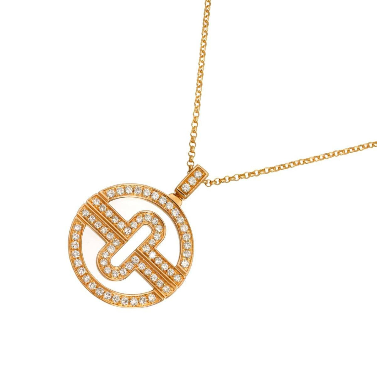 Bvlgari Pendant Necklace 18K Rose Gold