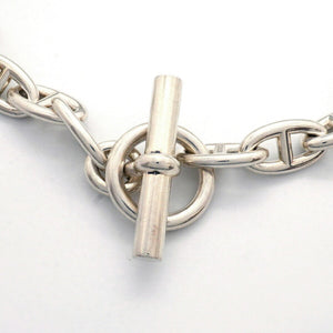 Hermes Chaine d'Ancre Pendant Necklace Sterling Silver - view 4