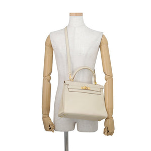 Hermes Kelly Handbag Light Togo with Gold Hardware 28 - view 5