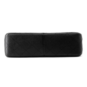 Chanel Classic Double Flap Bag Quilted Caviar Jumbo - view 3