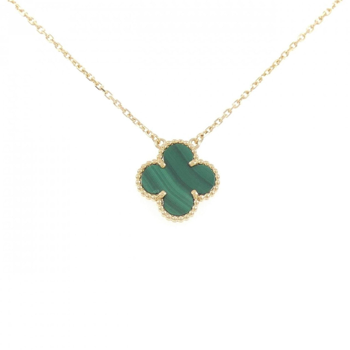 Van Cleef & Arpels Vintage Alhambra Pendant Necklace 18K Yellow Gold