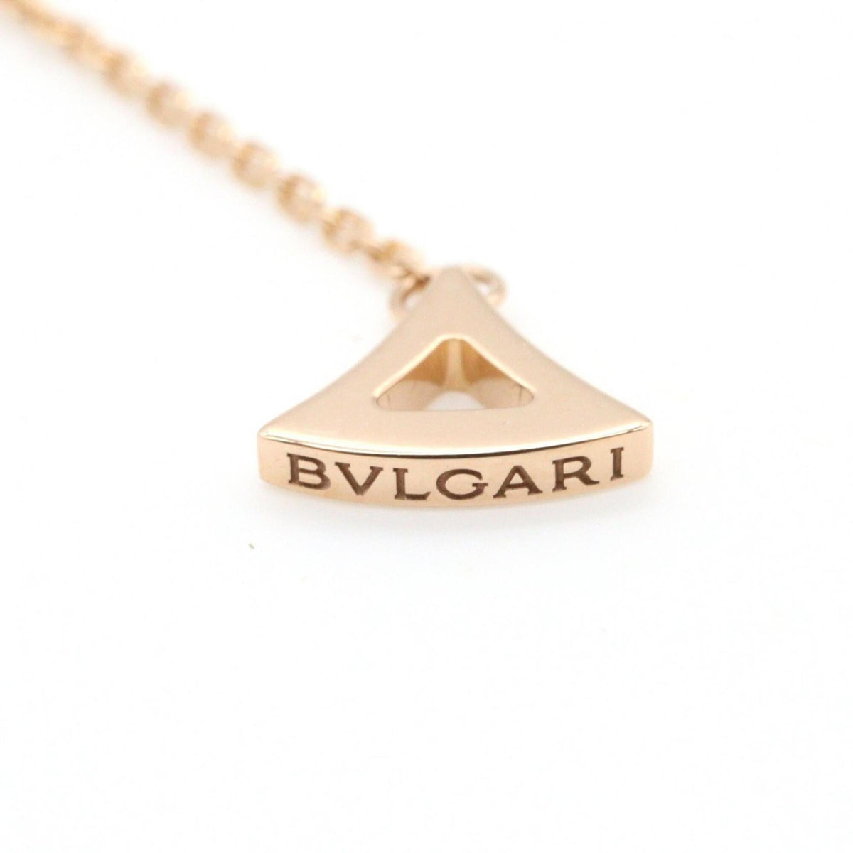 Pendant Necklace 18K Rose Gold and Diamond