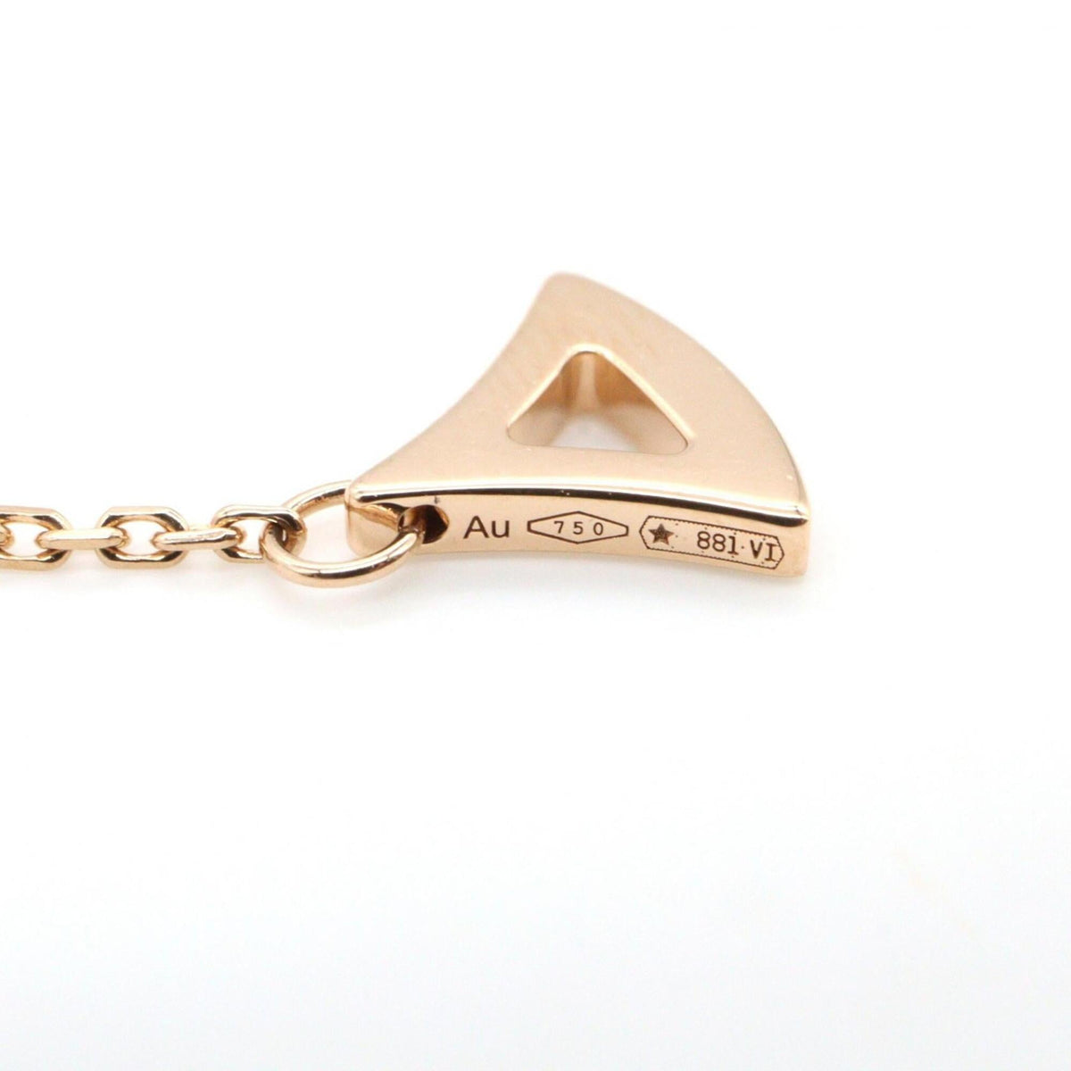 Pendant Necklace 18K Rose Gold and Diamond