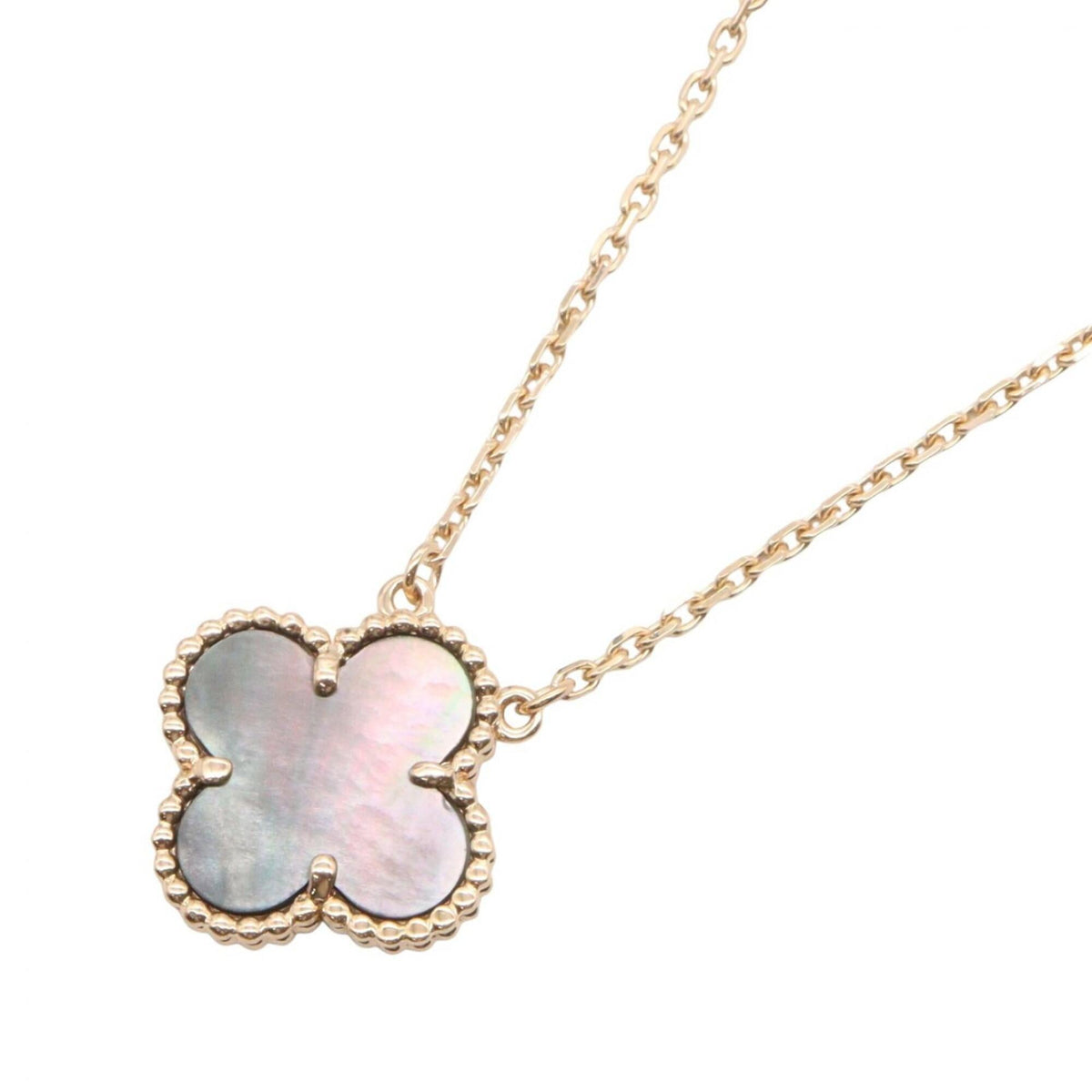 Van Cleef & Arpels Vintage Alhambra Pendant Necklace 18K Rose Gold