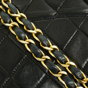 Chanel Vintage Classic Double Flap Bag Quilted Lambskin Medium - view 8