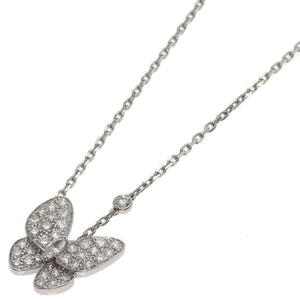 Van Cleef & Arpels de Papillon Pendant Necklace 18K White Gold with Diamond - view 1