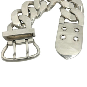 Hermes Boucles Sellier TGM Bracelet Sterling Silver - view 4