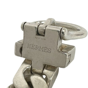 Hermes Boucles Sellier Pendant Necklace Sterling Silver Large - view 3
