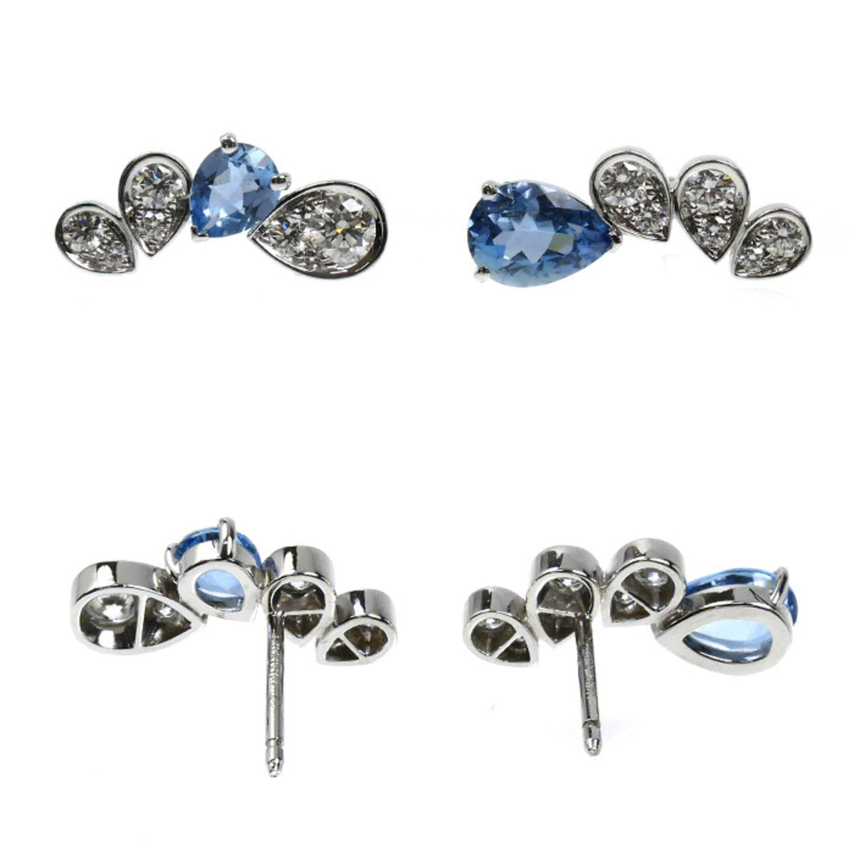 Earrings 18K White Gold