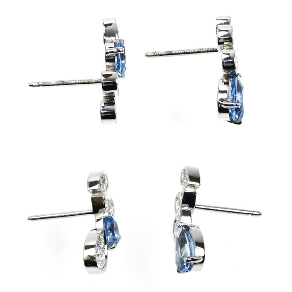 Earrings 18K White Gold