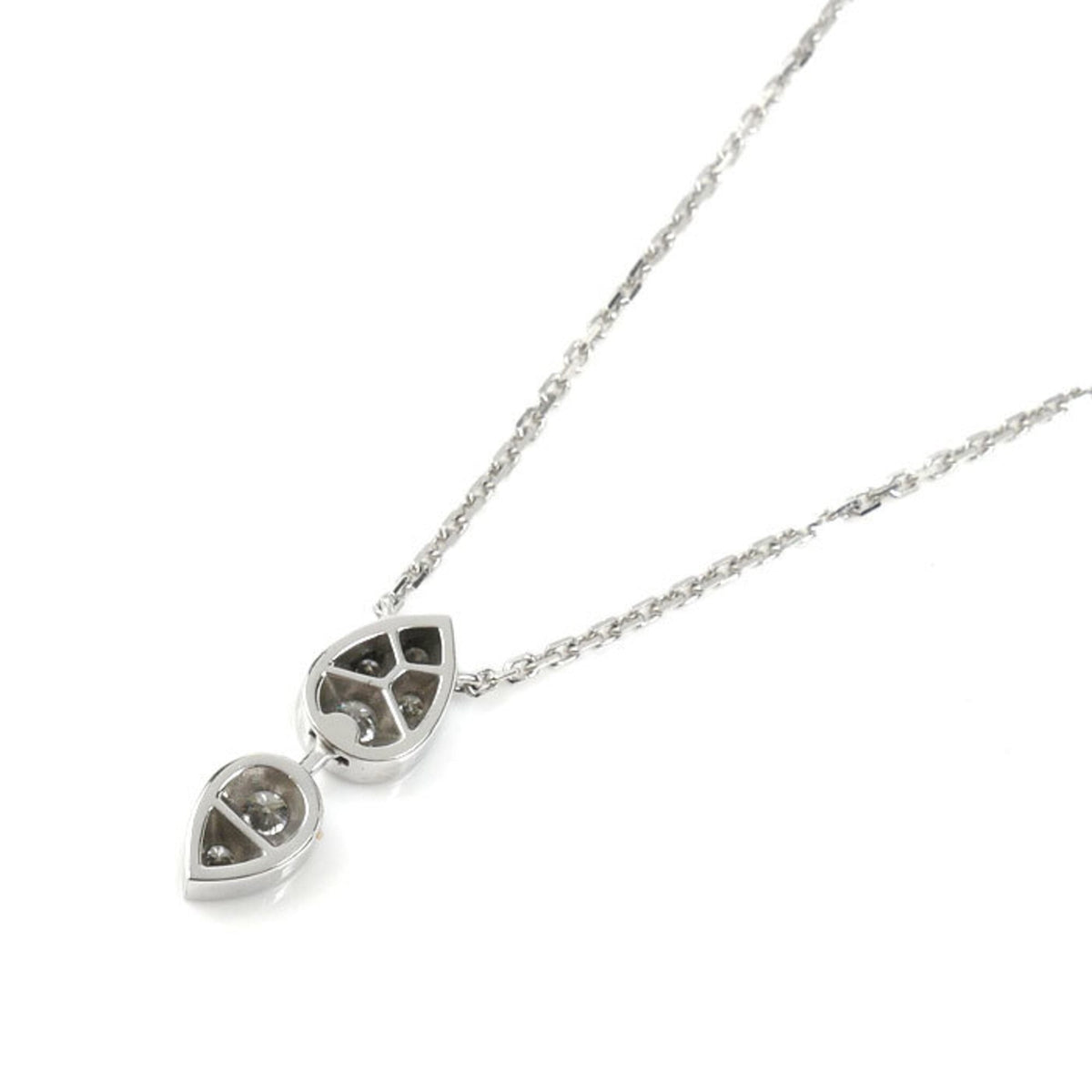 Josephine Ronde Pendant Necklace 18K White Gold with Diamond