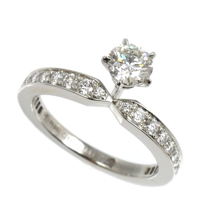 Chaumet Band Ring Platinum with Diamond
