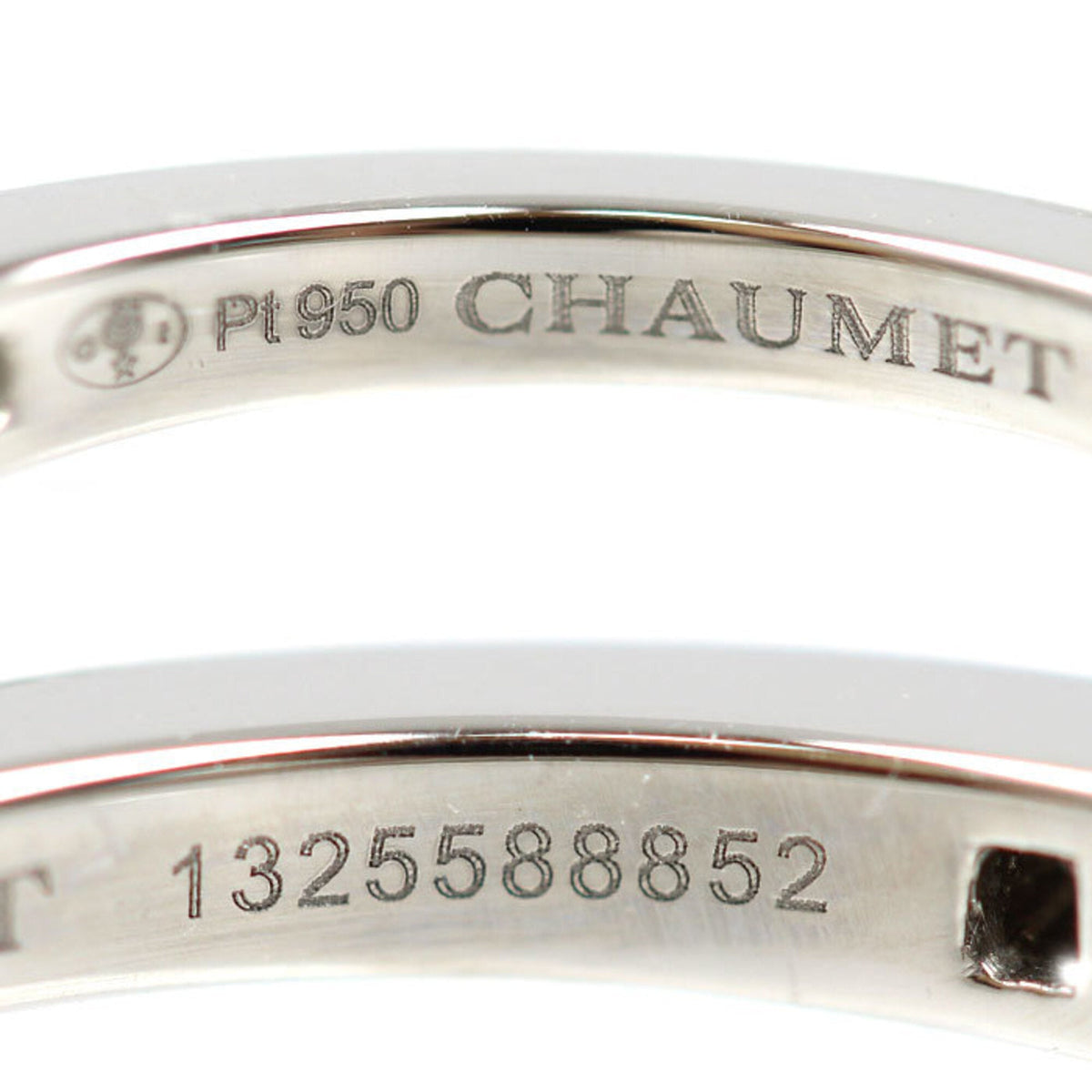 Band Ring Platinum with Diamond