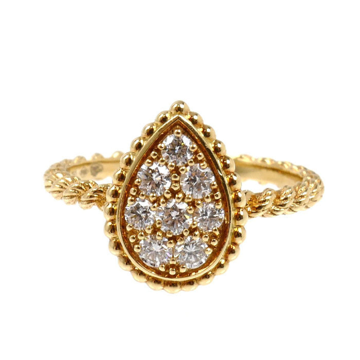 Band Ring 18K Yellow Gold with Diamond