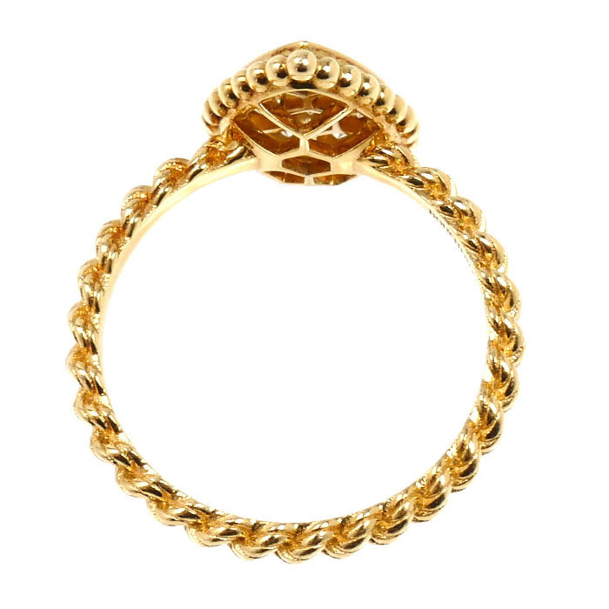 Band Ring 18K Yellow Gold with Diamond