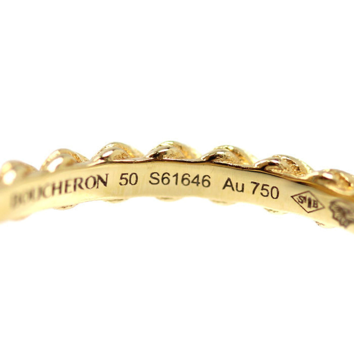 Band Ring 18K Yellow Gold with Diamond