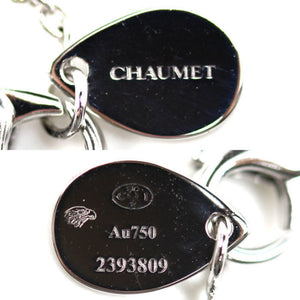 Chaumet Pendant Necklace 18K White Gold with Aquamarine and Diamond - view 5