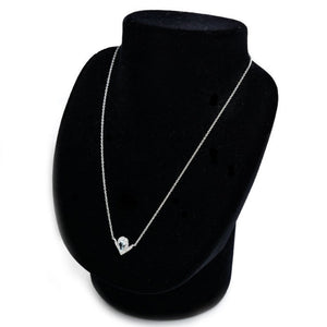 Chaumet Pendant Necklace 18K White Gold with Aquamarine and Diamond - view 6