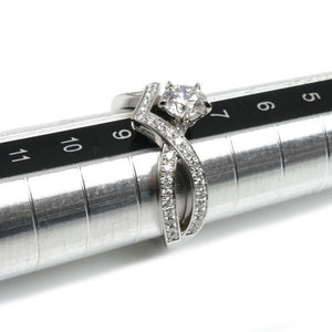 Chaumet Joséphine Amour d'Aigret Band Ring Platinum with Diamond - view 6