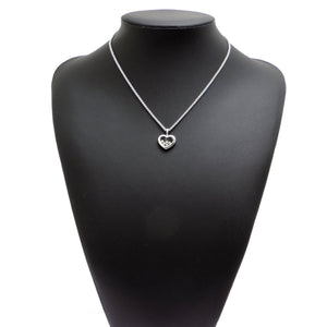 Chopard Heart Pendant Necklace 18K White Gold with Diamond - view 9
