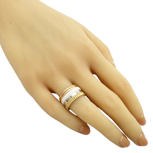 Boucheron Ring Large 18K Tricolor Gold - view 2