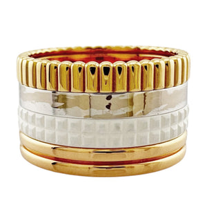 Boucheron Ring Large 18K Tricolor Gold - view 3