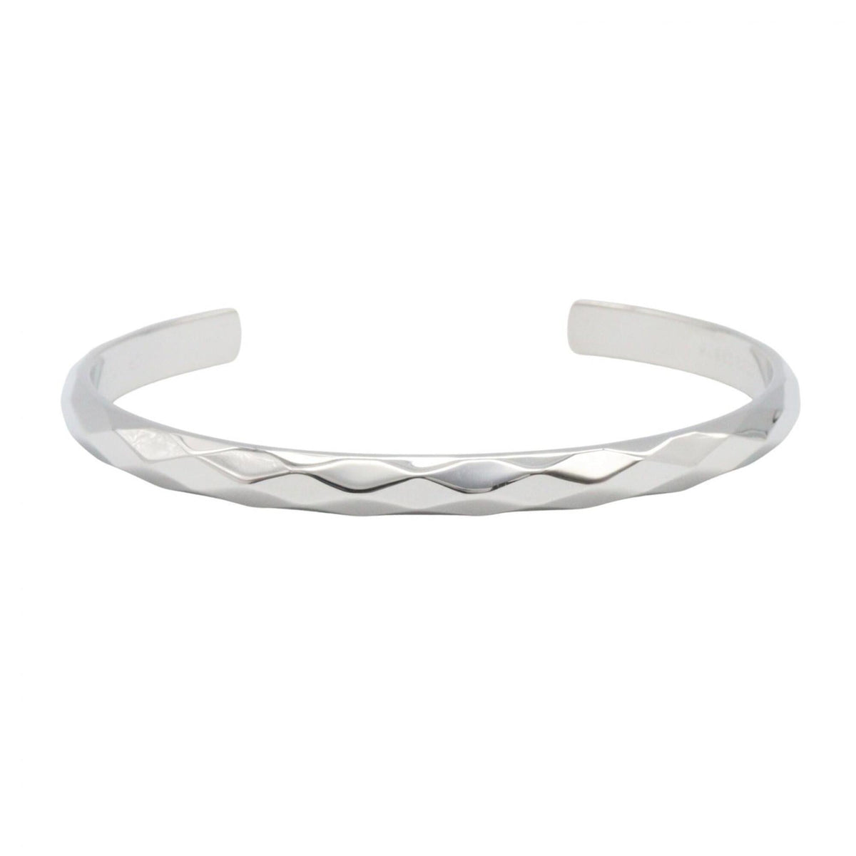 Facet Bracelet 18K White Gold