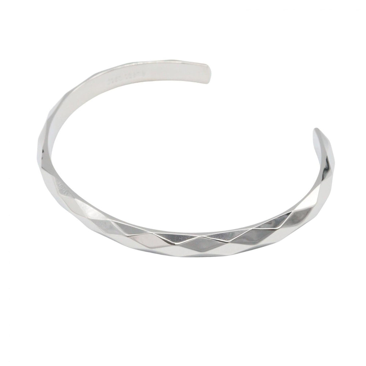 Facet Bracelet 18K White Gold