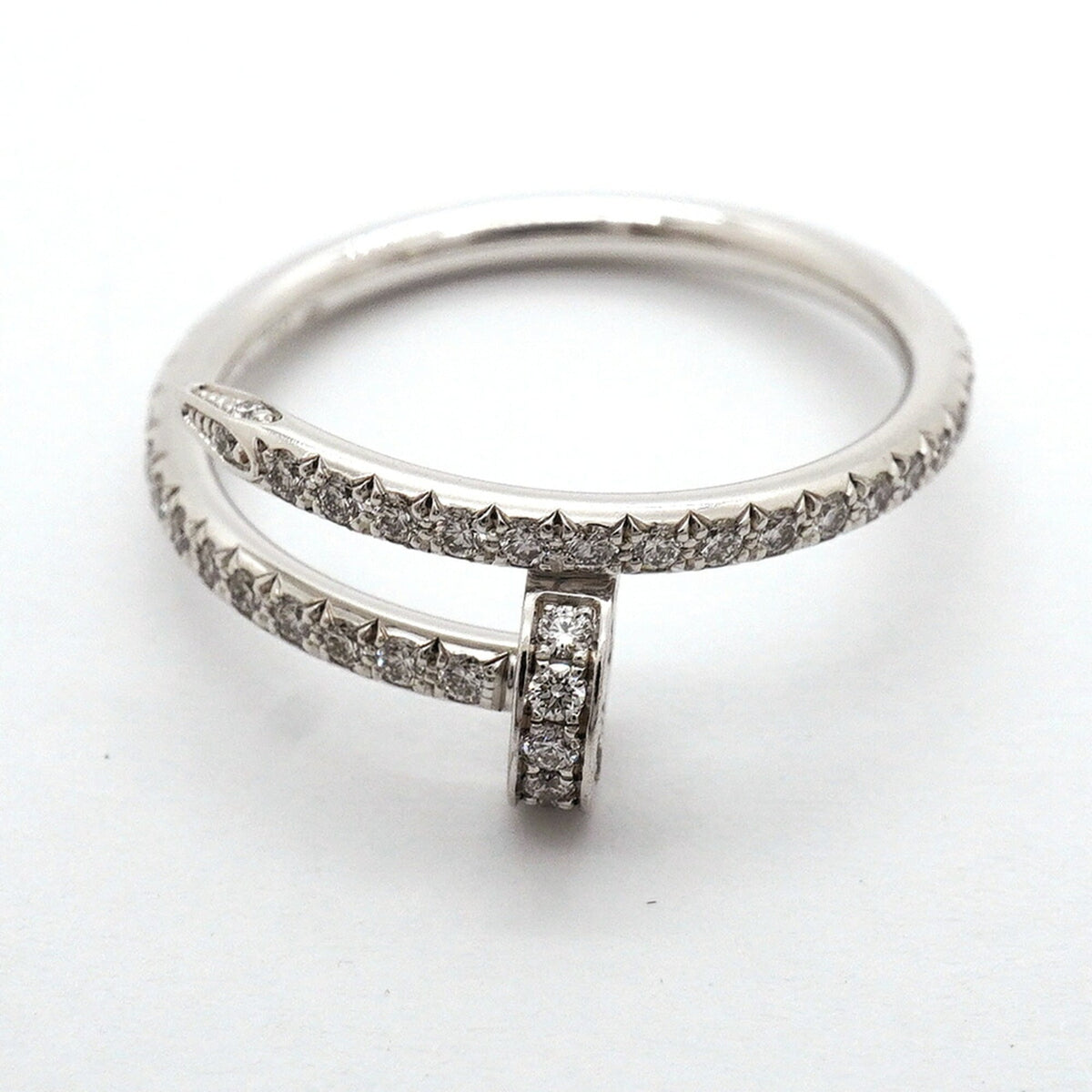 Cartier Juste un Clou Ring 18K White Gold with Diamond – view 3
