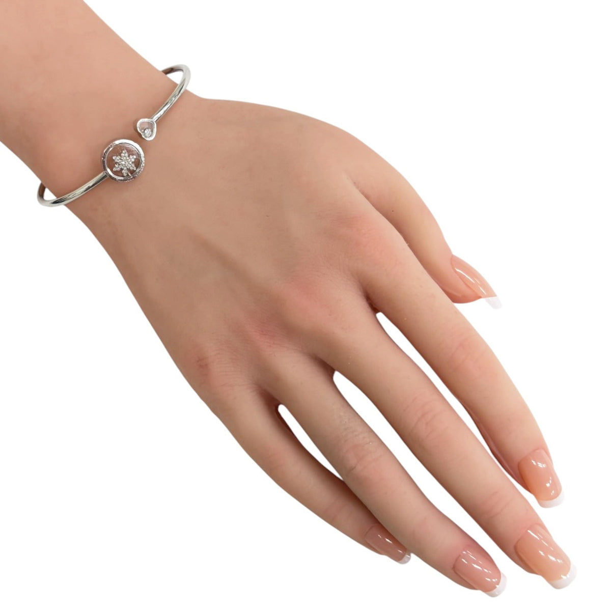 Happy Snowflake Bracelet 18K White Gold and Diamond