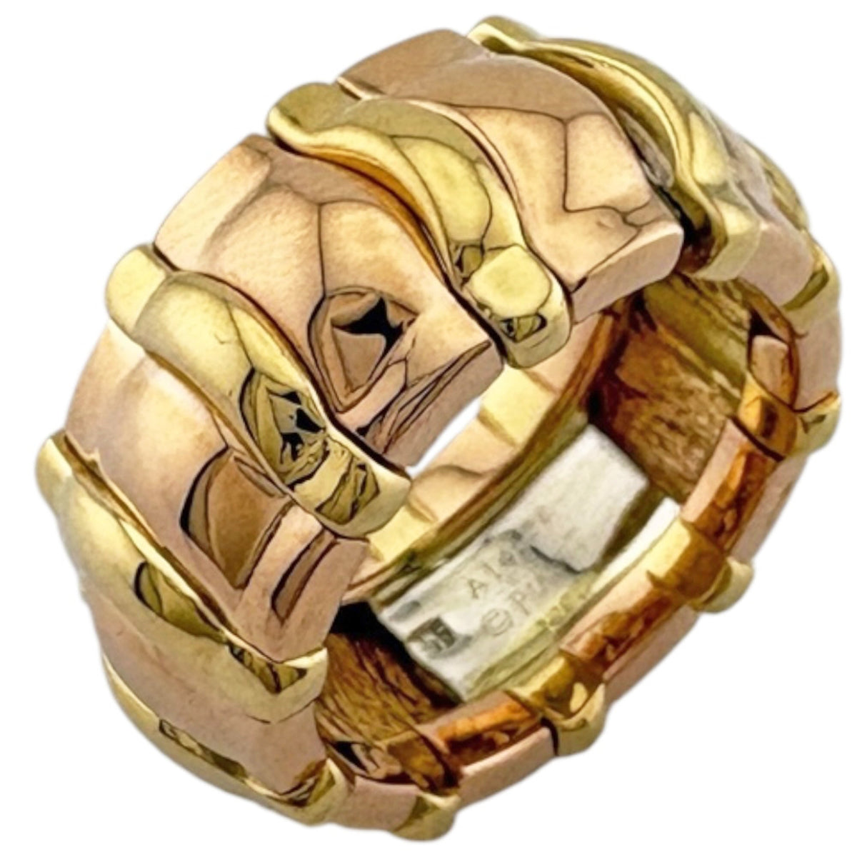 Piaget Tanagra Ring 18K Rose Gold and 18K Yellow Gold