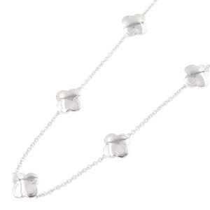 Van Cleef & Arpels Alhambra Pendant Necklace 18K White Gold - view 1