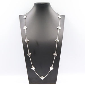 Van Cleef & Arpels Alhambra Pendant Necklace 18K White Gold - view 6