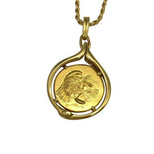 Piaget Vintage Pendant Necklace 18K Yellow Gold and Yellow Gold - view 2