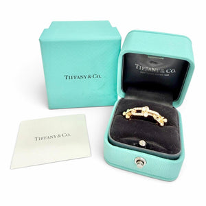 Tiffany & Co. HardWear Ring 18K Rose Gold and Diamond Small - view 2