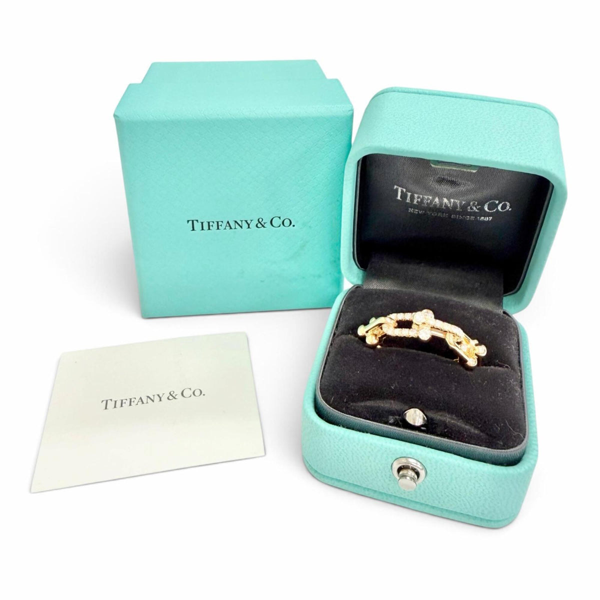 HardWear Ring 18K Rose Gold and Diamond Small