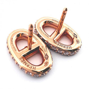 Hermes Earrings 18K Rose Gold - view 5
