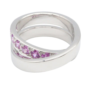 Cartier Ring 18K White Gold with Sapphire - view 2