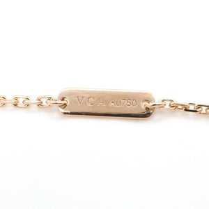 Van Cleef & Arpels Vintage Alhambra Pendant Necklace 18K Rose Gold and Onyx - view 3